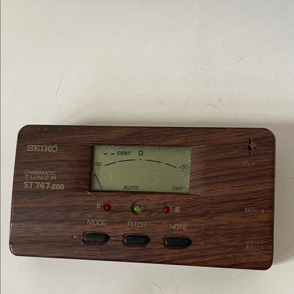 Seiko Brown Electronic Tuner